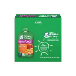 Gerber Organic Carrot Apple Mango Pouch 99g X 6pcs