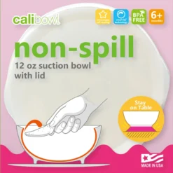 Calibowl 12oz Toddler Suction Bowl (Random Color)