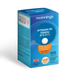 Mannings Vitamin D3 1000IU Tablets 100pcs