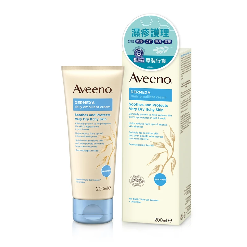 Aveeno Dermexa Daily Emollient Cream 200ml 2 Aveeno Dermexa Daily Emollient Cream 200ml - Image 2