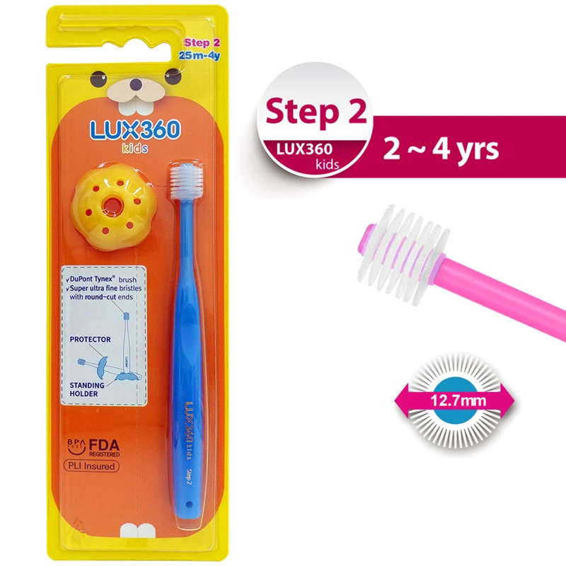 Vivatec LUX360 Toothbrush Step2 (2-4Y) (Random Color) 1pc 1 Vivatec LUX360 Toothbrush Step2 (2-4Y) (Random Color) 1pc
