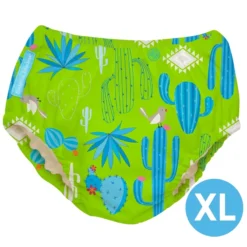 Charlie Banana 2-in-1 Swim Diaper & Training Pants Cactus Verde X-Large 1pc