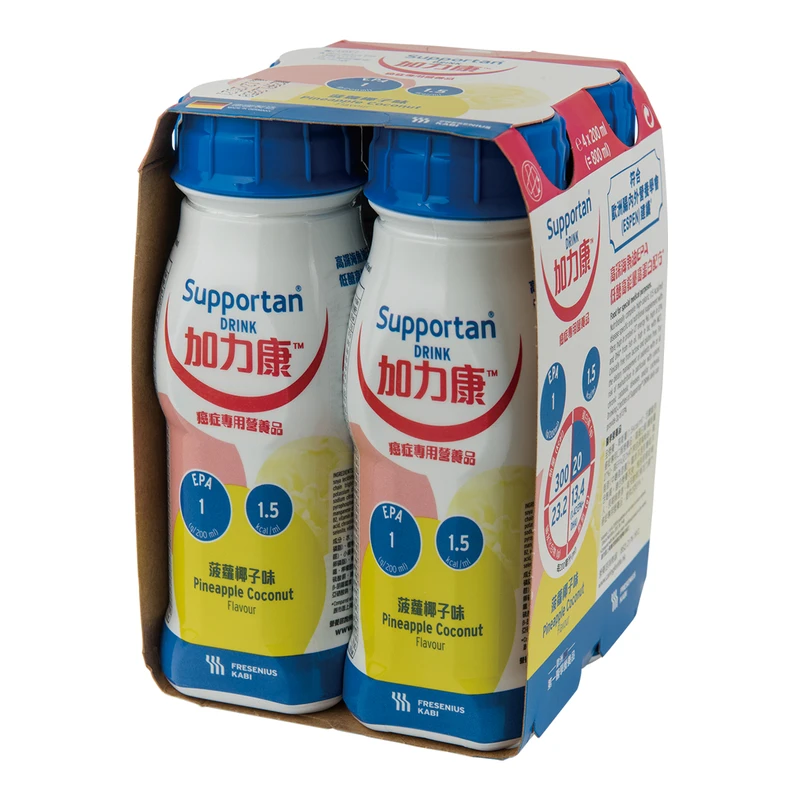 Supportan Drink Pineapple Coconut 200ml X 4pcs 2 Supportan Drink Pineapple Coconut 200ml X 4pcs - Image 2