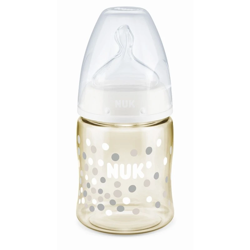 NUK Pch PPSU Bottle With Silicon Teat (0-6 Months) (Random Color) 150ml 1 NUK Pch PPSU Bottle With Silicon Teat (0-6 Months) (Random Color) 150ml