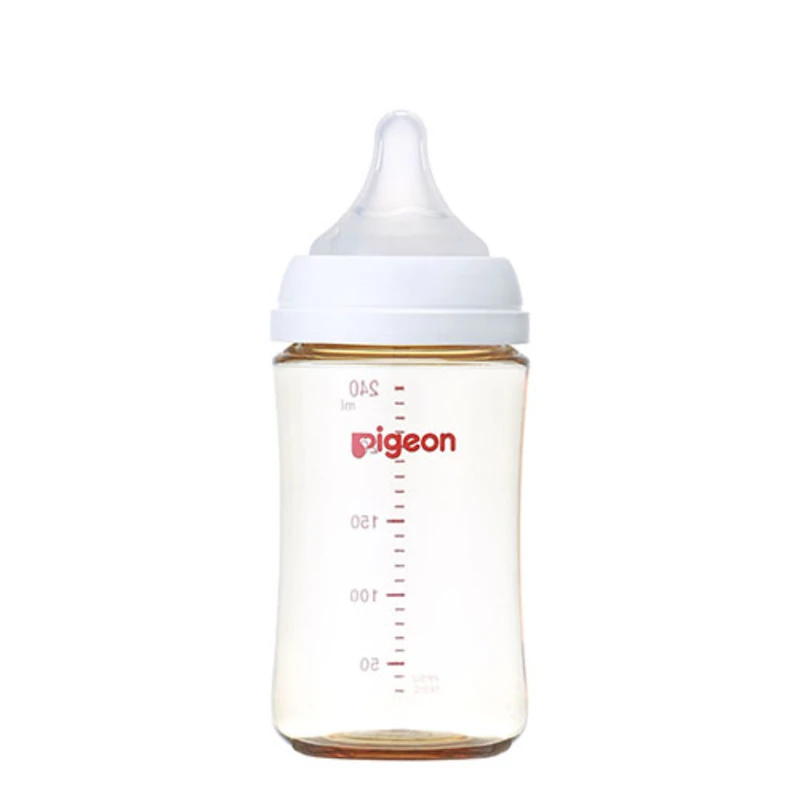 Pigeon PPSU Nursing Bottle With Peristaltic Plus M Size Nipple 8oz/240ml (Random Color) 2 Pigeon PPSU Nursing Bottle With Peristaltic Plus M Size Nipple 8oz/240ml (Random Color) - Image 2