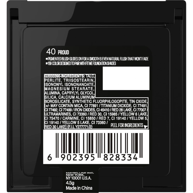 Maybelline FIT ME! Mono Blush (40 Proud) 1pc 3 Maybelline FIT ME! Mono Blush (40 Proud) 1pc - Image 3