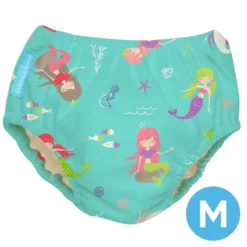 Charlie Banana 2-in-1 Swim Diaper & Training Pants Mermaid Jade Medium 1pc