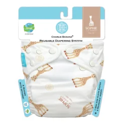 Charlie Banana Diaper One Size Hybrid AIO - Sophie Classic 1pcs + 2 Inserts -Avène Store 994772 charlie banana diaper one size hybrid aio sophie classic 1pcs 2 inserts 3 800Wx800H